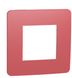 Однопостова рамка Unica New Studio Color NU280213 червоний / білий Schneider Electric фото 1/7