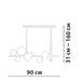 Люстра Friendlylight Iona FL5002 прозора 7&times;G9 FL5002 - зображення 5