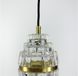 Хрустальный светодиодный светильник золотого цвета LE25369 LED 4W 4000K 12x22см Золото/Прозрачный SGA 9 фото в дизайне интерьера, фото в живую 2/8