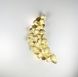 Настенный светильник во флористических мотивах из фактурных листьев LE26319 4xG9 25x60см Золото WB 5040 фото в дизайне интерьера, фото в живую 4/11