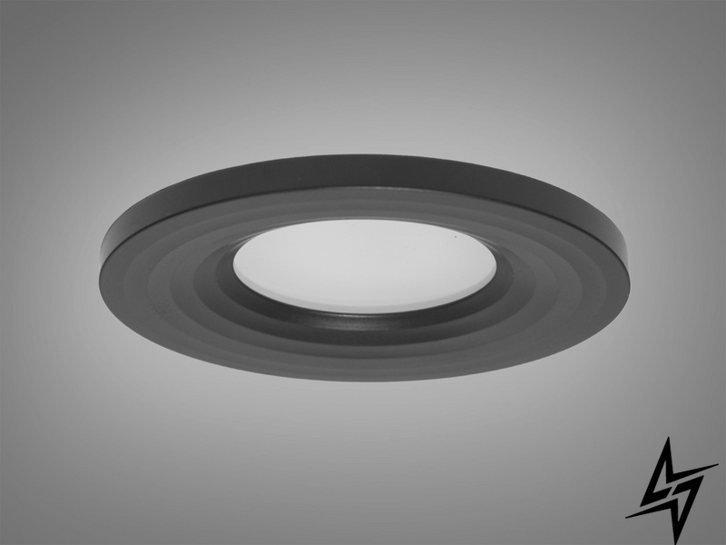 Точечный светильник Alumo D23-31462 Черный QXL-1775-R-BK фото в живую, фото в дизайне интерьера