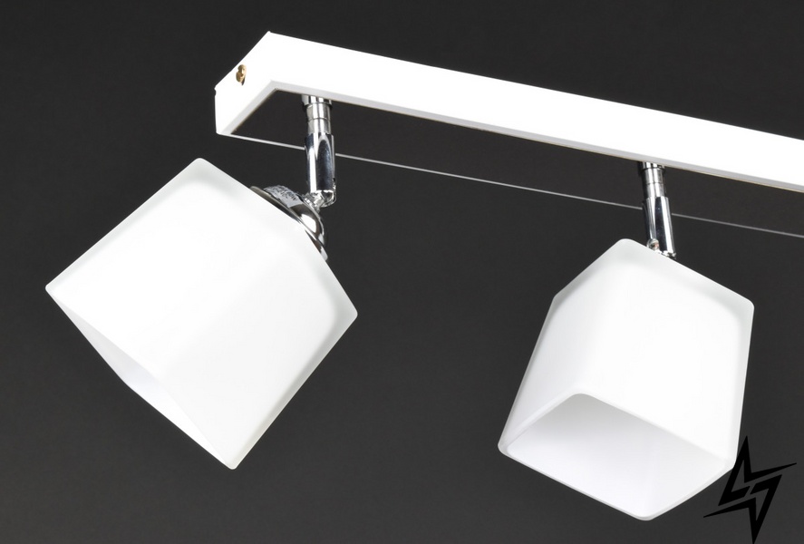 Потолочная люстра на 3 лампочки L23-37076 Белый 51203/3-wh фото в живую, фото в дизайне интерьера