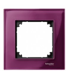 Рамка одинарная M-ELEGANCE glass рубин Schneider Electric Merten MTN4010-3206