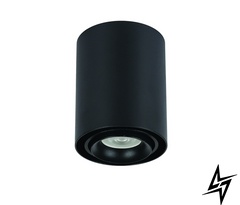 Накладний точковий світильник M23-23614 BK LVS1543 фото наживо, фото в дизайні інтер'єру