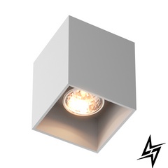 Накладной точечный светильник Zumaline 50475-WH-N Square  фото в живую, фото в дизайне интерьера