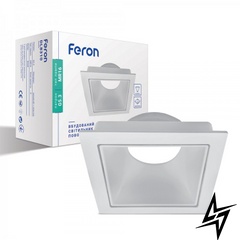 Врезной точечный светильник Feron 40037 Dl8310  фото в живую, фото в дизайне интерьера