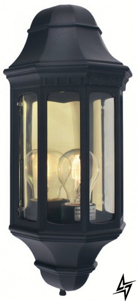 Настенный фасадный уличный светильник Norlys Genua Mini 170B 28028 фото в живую, фото в дизайне экстерьера