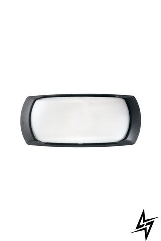 Вуличний настінний світильник Ideal Lux Felix-2 AP1 Nero 123783 на 1 лампу E27, чорний, 30 &times; 13 &times; 8,5 см фото