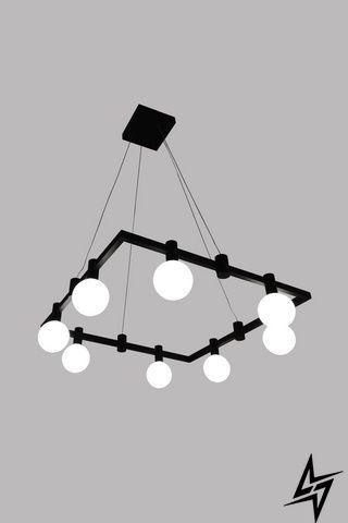Люстра Laguna Lighting 49363-08 черная 8&times;5 Вт 49363-08 фото