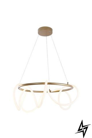 Люстра Zumaline Balbo 20006PL-GD LED 58 Вт, золота, &Oslash;60 &times; 150 см фото