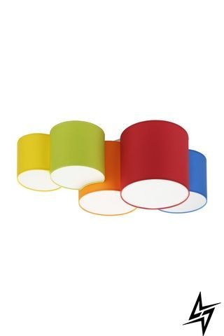 Люстра TK Lighting Mona 3277 красная 5&times;E27 3277 фото