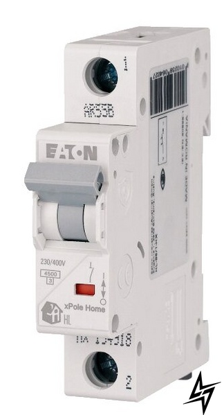 Автоматичний вимикач Eaton 194728 HL 1P 6A C 4,5kA фото