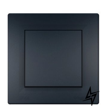 Одноклавишный выключатель IP44 Schneider Electric Asfora EPH0100271 антрацит фото