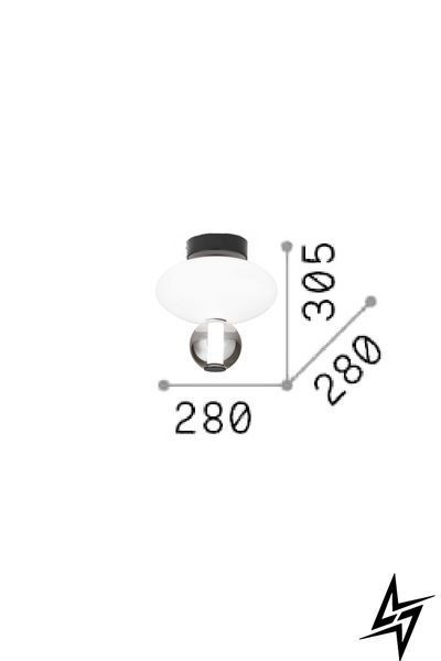 Точечный накладной светильник Ideal Lux Lumiere 314228 черный 18 Вт 3000 K 314228 фото