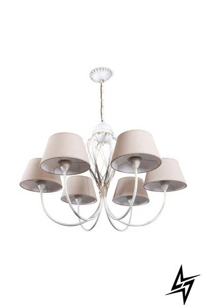 Люстра с абажуром NB Lighting Sydney 12806-cl397-aba73n-ct8132 19452 фото в живую, фото в дизайне интерьера