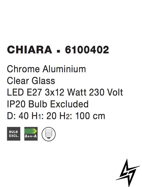 Подвесной светильник Nova luce Chiara 6100402  фото в живую, фото в дизайне интерьера