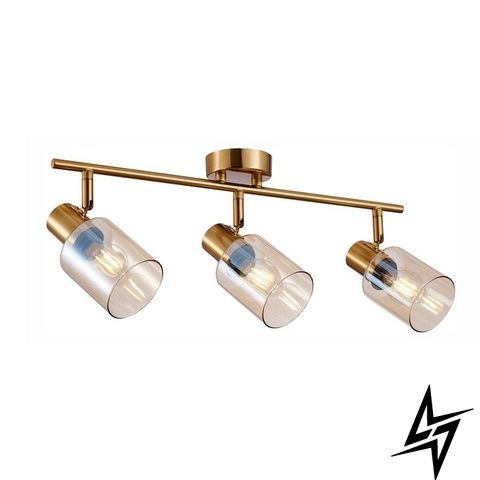 Спот Italux Santia SPL-65342-3-BRO-AMB золото 3&times;E14 SPL-65342-3-BRO-AMB фото