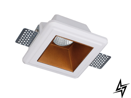 Гипсовый светильник точечный Viokef FLAME 4209900  фото в живую, фото в дизайне интерьера