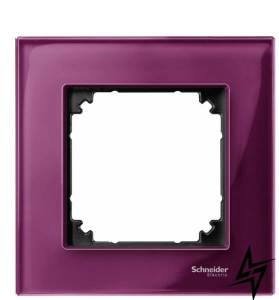 Рамка одинарная M-ELEGANCE glass рубин Schneider Electric Merten MTN4010-3206 фото