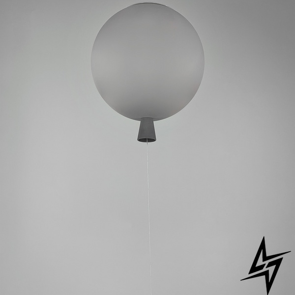 Підвісний світильник Balloon сірий LE37877 1xE27 25см Сірий SGJ 14 Gr фото наживо, фото в дизайні інтер'єру