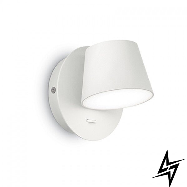 Настенный светильник (бра) 167152 Gim Ap1 Bianco Ideal Lux ЛЕД  фото в живую, фото в дизайне интерьера