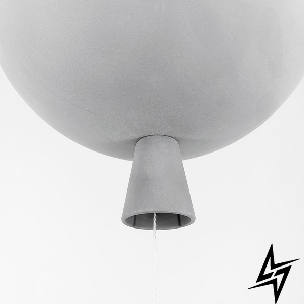 Подвесной светильник Balloon серый LE37877 1xE27 25см Серый SGJ 14 Gr фото в живую, фото в дизайне интерьера