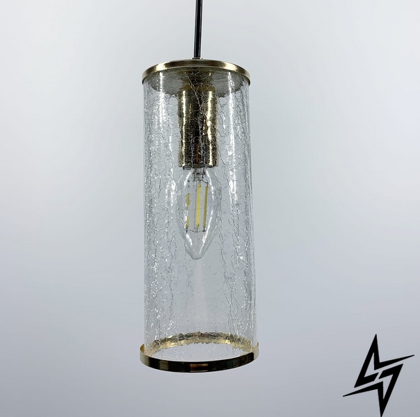 Изящный подвесной светильник с эффектом "паутинки" LE25970 8x20x8см Прозрачный/Прозрачный AS 123/1 фото в живую, фото в дизайне интерьера