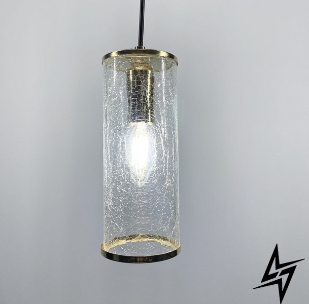 Изящный подвесной светильник с эффектом "паутинки" LE25970 8x20x8см Прозрачный/Прозрачный AS 123/1 фото в живую, фото в дизайне интерьера