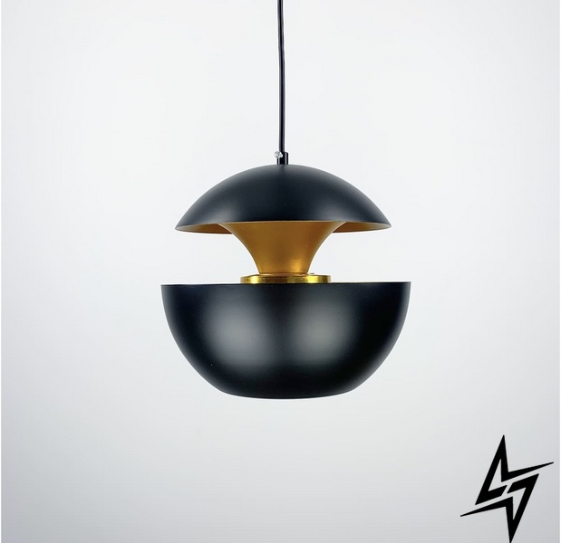 Оригинальный подвесной светильник в черном корпусе LE26170 1xE27 25x30x25см Черный DE 7C фото в живую, фото в дизайне интерьера