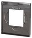 Горизонтальна однопостова рамка Unica New Pure NU600286 чорне скло / антрацит Schneider Electric фото 4/8