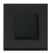 Горизонтальна однопостова рамка Unica New Pure NU600286 чорне скло / антрацит Schneider Electric фото 8/8