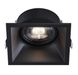 Светильник точечный врезной KLOODI KD-1129-F BK  фото в дизайне интерьера, фото в живую 1/5