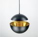 Оригинальный подвесной светильник в черном корпусе LE26170 1xE27 25x30x25см Черный DE 7C фото в дизайне интерьера, фото в живую 3/5