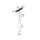 LTX 06.0331.8.930.BK.2G Подвесной светильник IN_LINE TUB S P 300, D30mm, H300mm, CREE LED 7W, 3000K, 610Lm, 50&deg;, CRI>90, 48V, 2-х группный, Вкл./Выкл., IP20, черный - изображение 2