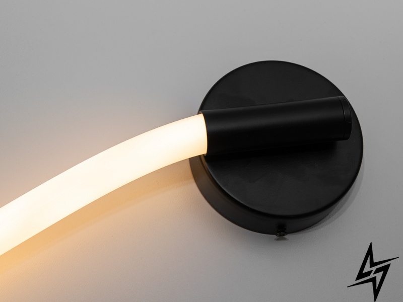 Современный светодиодный светильник шланг 5W Hoselight D23-32067 Черный SY9601-BK фото в живую, фото в дизайне интерьера