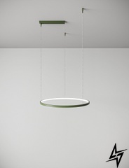 Подвесной светильник Ring 550 Forest (RAL 6003) Зеленый LED 3300Lm 3200K  фото в живую, фото в дизайне интерьера