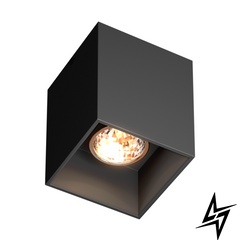 Накладной точечный светильник Zumaline 50475-BK-N Square  фото в живую, фото в дизайне интерьера