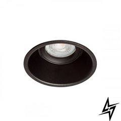 Врезной точечный светильник ZARlight DL-6600 GU5,3 BLACK 03373B  фото в живую, фото в дизайне интерьера