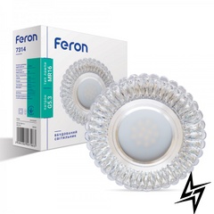 Врезной точечный светильник Feron 28858 7314  фото в живую, фото в дизайне интерьера