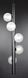 Потолочная люстра подвесная на 5 лампочек L23-37578 Черный SGJ3-800V-bk-k фото в дизайне интерьера, фото в живую 7/10