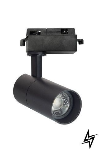 Трековий світильник Goldlux Shark 1 Phaze 329066 LED 20 Вт, 4000 K, чорний, 6,5 &times; 13 см фото
