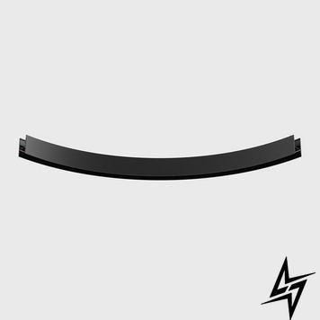 LTX 06.SC50.BK Накладной/подвесной радиальный угол IN_LINE RADIAL CORNER S, R500mm, 90deg, W30mm, H54mm, механический соединитель - 2компл. (в комплекте), IP20, черный, 4-х проводной фото