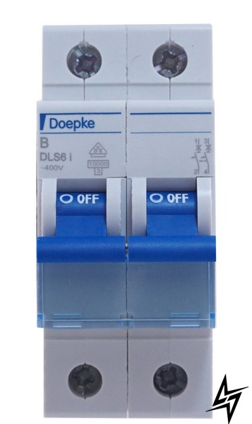 Автоматичний вимикач Doepke dp09916086 DLS 6i 2P 32A B 10kA фото