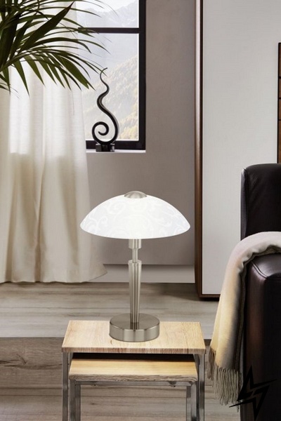 Декоративная настольная лампа Eglo 91238 42464 фото в живую, фото в дизайне интерьера