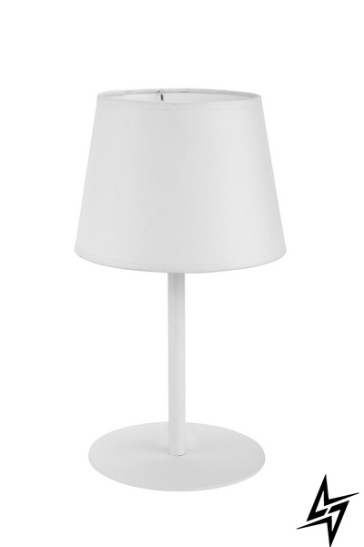 Декоративная настольная лампа TK Lighting Maja White 2935 92035 фото в живую, фото в дизайне интерьера