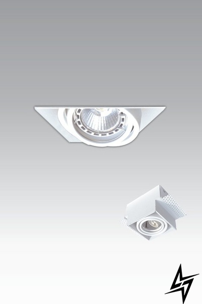 Точечный врезной светильник Zumaline Oneon Dl 50 1 94361-WH 18629 фото в живую, фото в дизайне интерьера