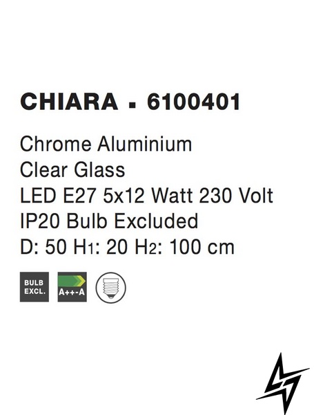 Підвісний світильник Nova luce Chiara 6100401  фото наживо, фото в дизайні інтер'єру