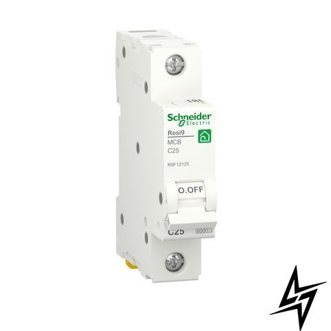 Автоматический выключатель Schneider Electric Resi9 25 А 1P С 6кА R9F12125 фото