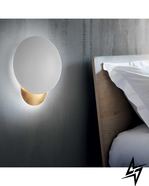 Настенный светильник бра Ideal Lux Eclissi 259048 ЛЕД  фото в живую, фото в дизайне интерьера