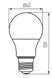 Светодиодная лампа Kanlux Iq-LED 36674 белая E27 5,9 Вт 4000 K 36674 - изображение 2